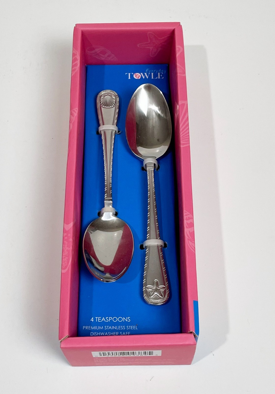 Towle Everyday Antigua Frost 4 Piece Teaspoon Set